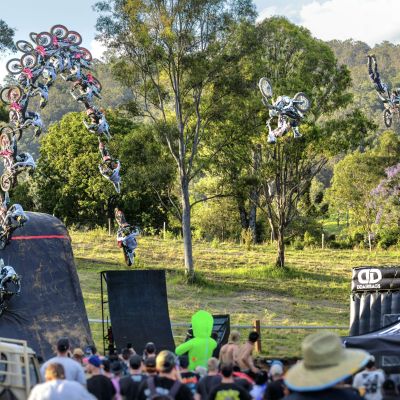 FMX Inflatable Airbag Landings